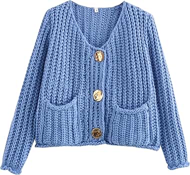 トップス muguet shell button loose knit cardigan Mnjin Women Heart-shaped Pattern Cardigan Coat Button Down